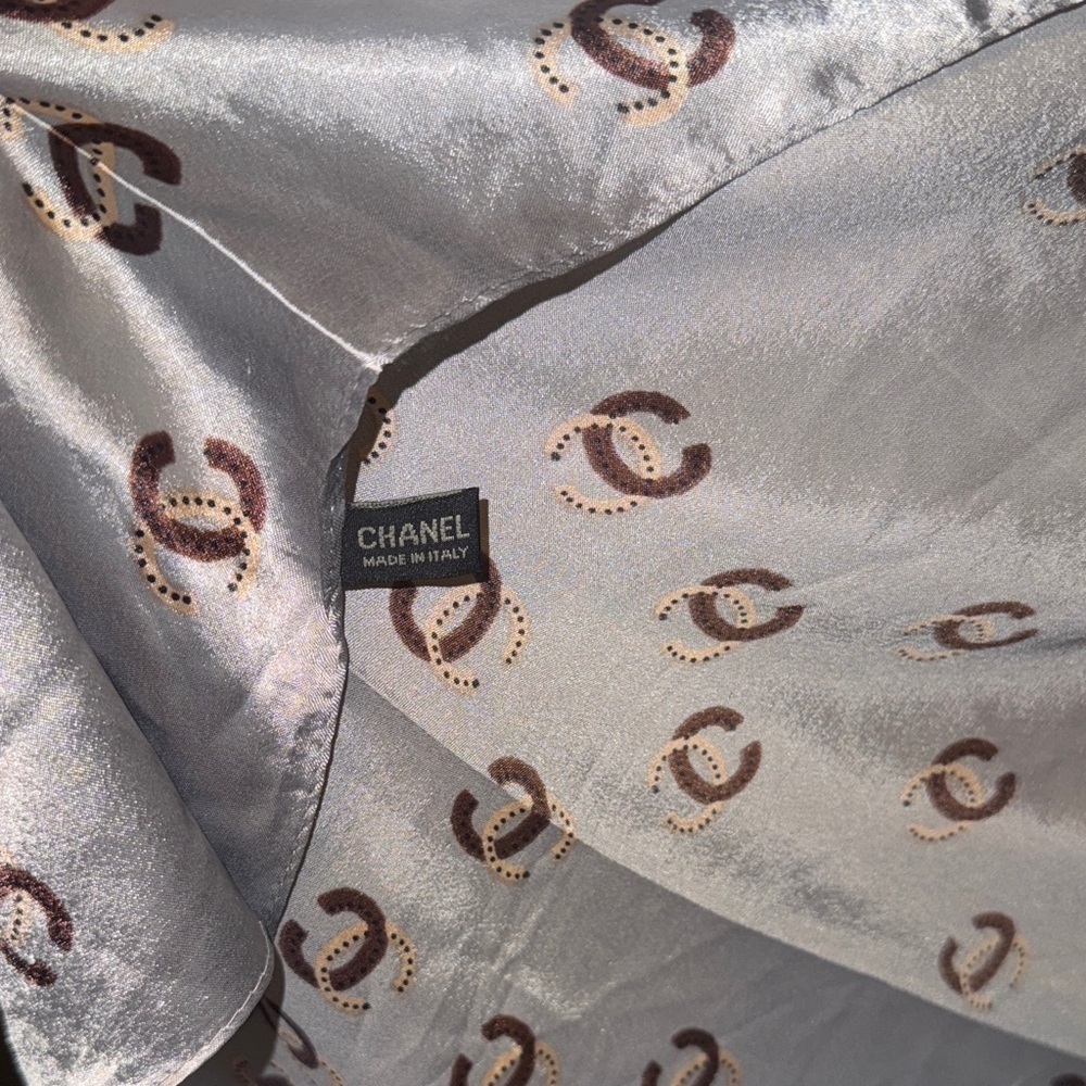 Elegant Silver Patterned Shawl - Picture 12 of 16